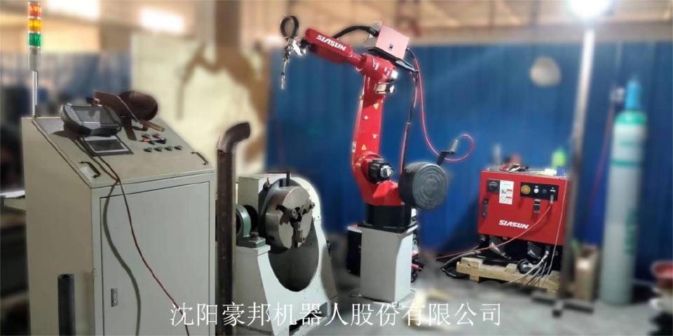 管与法兰焊接机器人照片